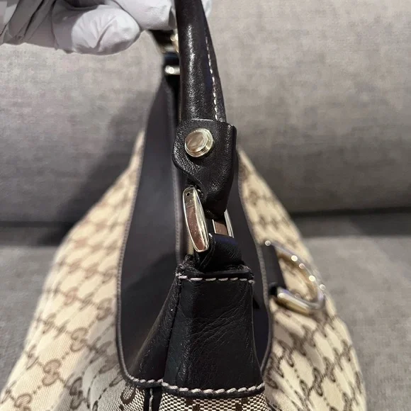 Authentic Gucci Abbey GG Monogram Shoulder Bag - Picture 10 of 16
